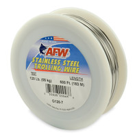 American Fishing Wire SS Trolling Wire 600ft Spool Test: 120 (G120-7) American Fishing Wire SS Trolling Wire 600ft Spool Test: 120 (G120-7)