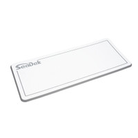 SeaDek Small Helm Pad - White\/Storm Grey w\/SeaDek Logo SeaDek Small Helm Pad - White\/Storm Grey w\/SeaDek Logo