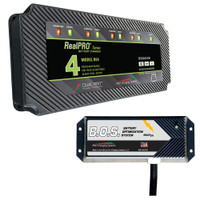 Dual Pro RS4 4 Bank Battery Charger w\/2 Bank B.O.S. Dual Pro RS4 4 Bank Battery Charger w\/2 Bank B.O.S.