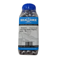 Seaworx Egg Sinker Rigging Bottle 3lb 1/4oz