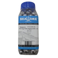 Seaworx Egg Sinker Rigging Bottle 3lb 3/8oz