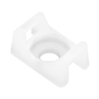 Pacer Screw Down Cable Tie Mount - #8 Screw Mount Method - Natural Color - 100 Pack Pacer Screw Down Cable Tie Mount - #8 Screw Mount Method - Natural Color - 100 Pack