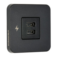 Scanstrut TILE USB-C Interior Charging Socket - 12\/24V - Black Bezel Scanstrut TILE USB-C Interior Charging Socket - 12\/24V - Black Bezel