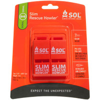 S.O.L. Survive Outdoors Longer Rescue Howler Whistle - 2 Pack S.O.L. Survive Outdoors Longer Rescue Howler Whistle - 2 Pack