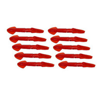 Squidnation Mauler Squid 9" Red Sparkle - 10 Pack (10039-0013-10)