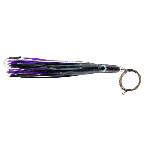 C&H Wahoo Wacker XL 16" Lure Black/Purple - Wire Rigged (CH-WXRC-18)
