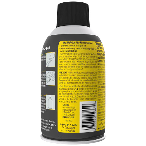 Meguiar's Ultimate Whole Car Air Re-Fresher Aerosol - 2oz