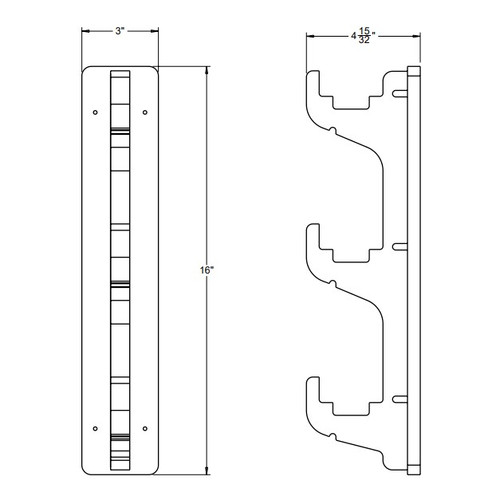 SGH-3 Spear Gun Rack
