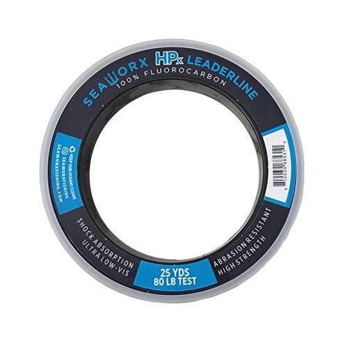 Seaworx HPx Fluorocarbon Leader 80lb 25yd (30-0080-25)