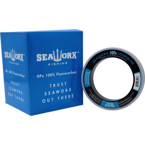 Seaworx HPx Fluorocarbon Leader 50lb 25yd