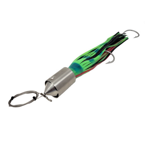 Seaworx Cowbell Lure - 28oz Rigged - Green/Black (20-3111)