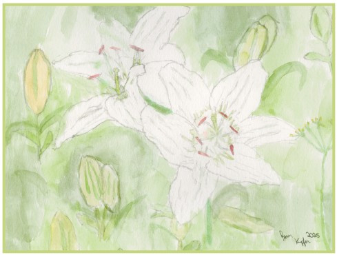 Ryan Kupfer Note Card 5 Pack - Purity Watercolor (RKUP-PUR)