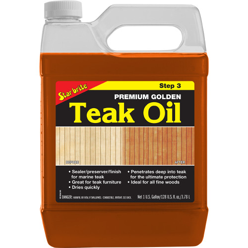 Star brite Premium Golden Teak Oil - 1 Gallon