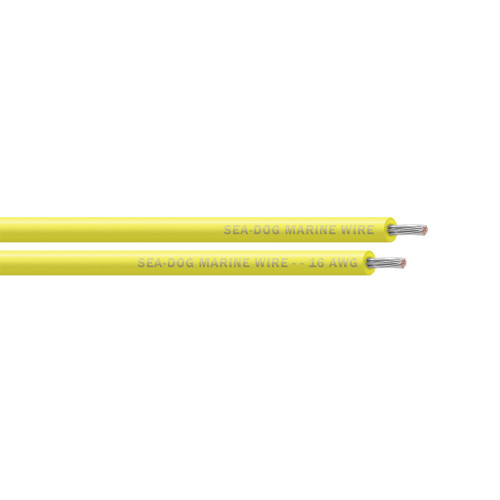 Sea-Dog 16 AWG Yellow Primary Wire - 500'