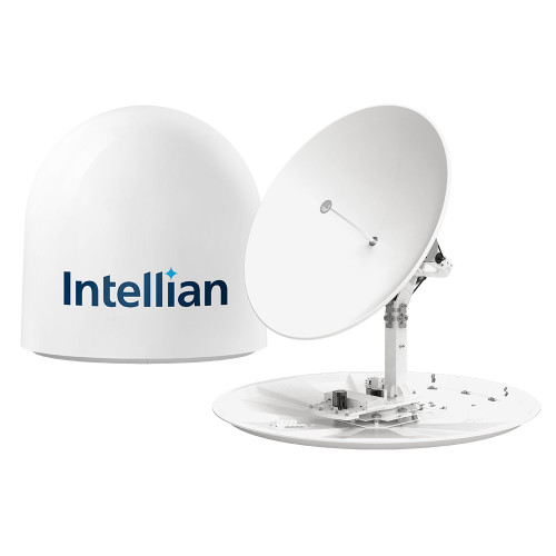 Intellian t130N 1.25M Maritime Global Satellite TV Antenna System in v130NX Matching Radome