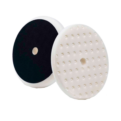 Lake Country Soft White Foam Polishing Pad w\/CCS Technology 8" x 1.25"
