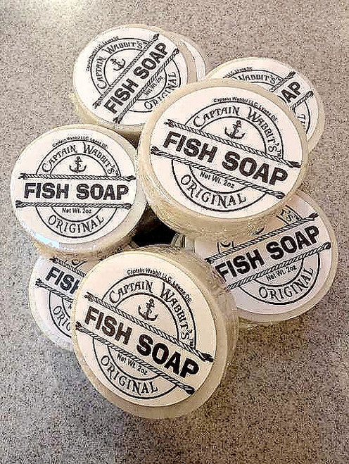 Captain Wabbit Fish Soap 2oz - 10 Pack (CWFS-2-10)