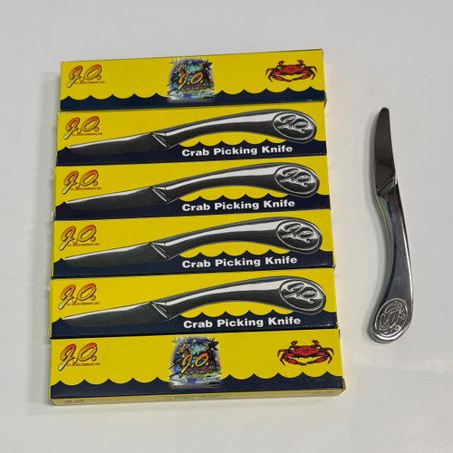 JO Spice Crab Knife -Stainless Steel - Six Pack (014477100002-6