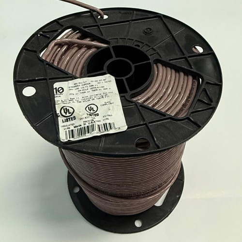 Belden DU-437.226 insulated machine tool wire 10guage Brown 18 pounds Approx 500ft