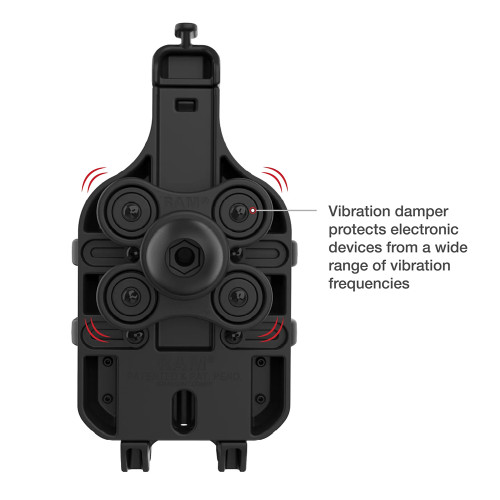 Ram Mount RAM Quick-Grip Pro Phone Holder w\/Ball  Vibration Damper