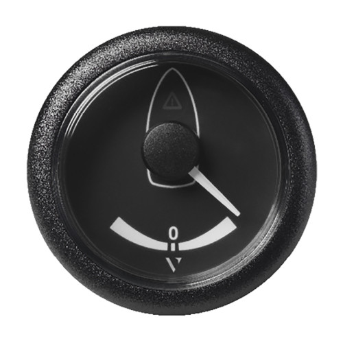 Veratron 52MM (2-1\/16") ViewLine Rudder Angle Gauge 40 STB\/Port - Black Dial  Bezel