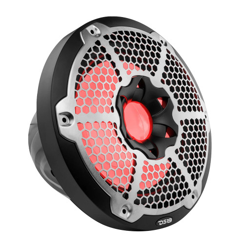 DS18 HYDRO 10" Subwoofer w\/RGB Lights - 600W - Black