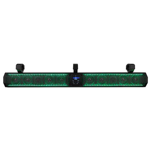 DS18 37" Marine Amplified Sound Bar w\/Bluetooth 1200W w\/10 Speaker System  RGB LED