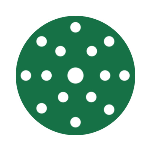 RUPES PROCUT Film Abrasive Discs 150mm (6") - 15 Holes - P220 Grit *Box of 50pcs