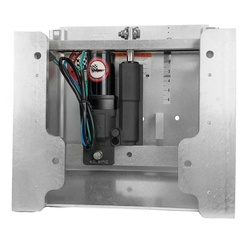 Bob's Machine 10" Setback Action Series Hydraulic Jack Plate - Silver