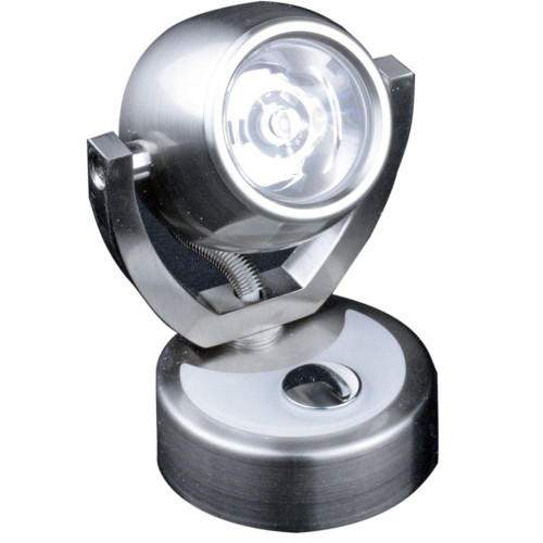 Lunasea Wall Mount LED Light w\/Touch Dimming - Warm White\/Brushed Nickel Finish - Rotating Light