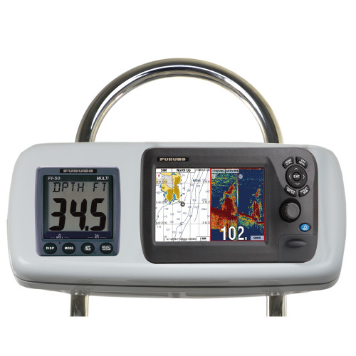 NavPod GP2040-18 SystemPod Pre-Cut f\/Furuno GP1870\/GP1870F & 1 Instrument f\/12" Wide Guard