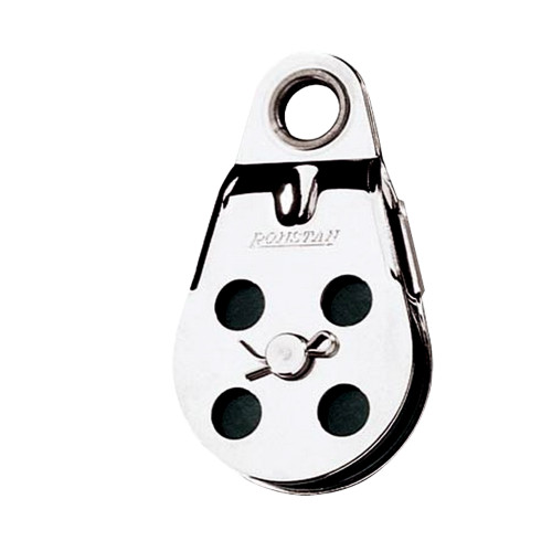 Ronstan Wire Block - Ferrule Top w\/Removable Nylontron Sheave - 45mm(1-34\/") Sheave Diameter