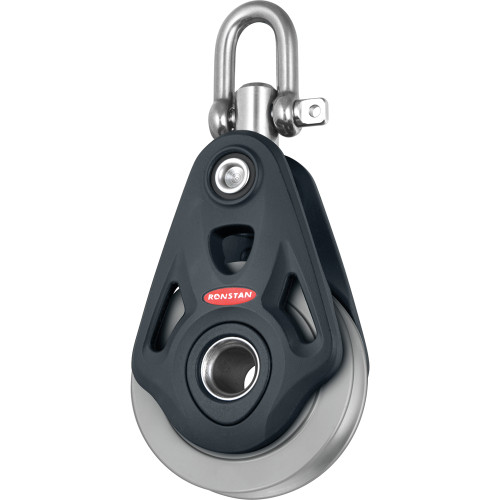 Ronstan Series 75 Core Block - Single - Aluminum Rope\/Wire Sheave