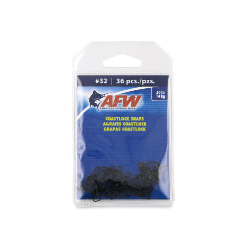 AFW Coastlock Snaps 32# 36 Pack
