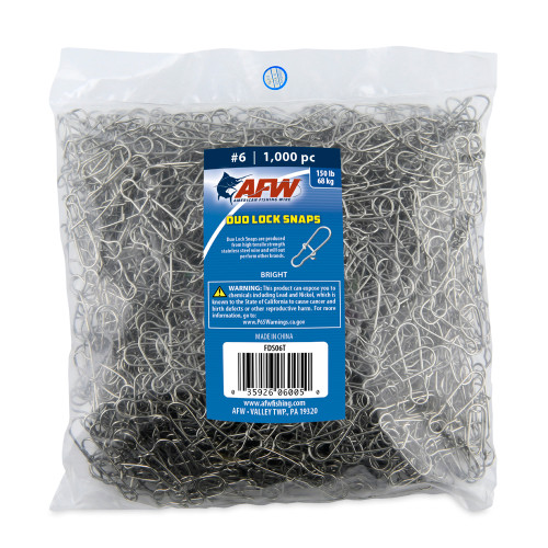 AFW Duo Lock Snaps - SS 150# 1000 (FDS06T)
