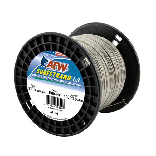 AFW Surfstrand Wire 1000ft Bright Test: 210