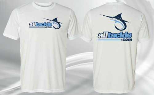 Alltackle T-Shirt White Adult Medium