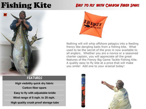 Frenzy Fishing Kite 5-25 MPH