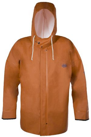Grundens Brigg 44 Hooded Jacket Parker - Orange - 4X