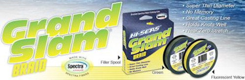 Hi Seas Grand Slam Braid 300 yds Green Test: 30