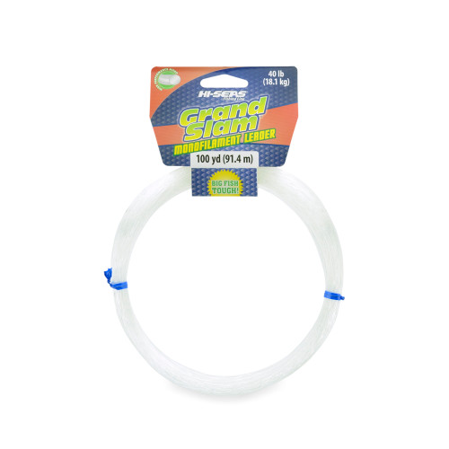 Hi Seas Grand Slam Leader Coil 100 Yds Clear Test: 40