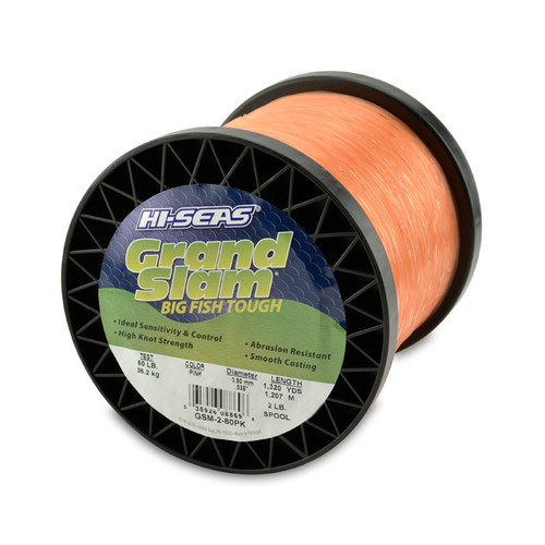 Hi Seas Grand Slam Two Pound Spool Pink Test: 80