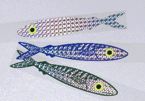Stripteaser - 6 Baitfish Strip - Green