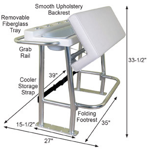 Neptune II Leaning Post with Tackle Storage Bag