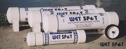 WetSpot Super Portable Water Softener for Spot Free Boat Cleaning