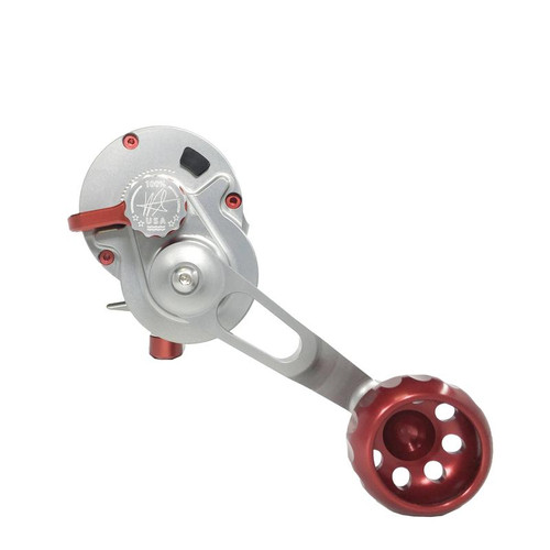 Seigler Reel LG  Smoke w/ Red Accents LH