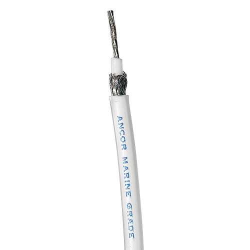Ancor White Coaxial Cable RG 213 - 500'