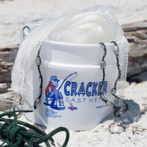 Cracker Cast Net 12 ft x 1-1/8 - Mullet Net