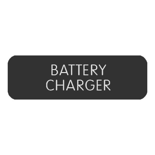 Blue SeaLarge Format Label - "Battery Charger"