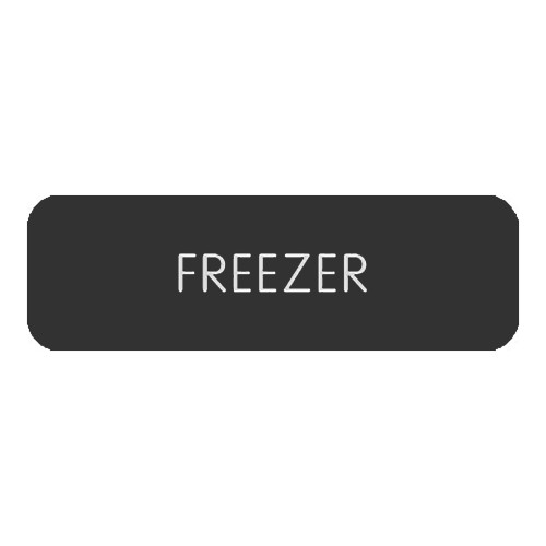 Blue SeaLarge Format Label - "Freezer"